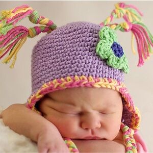 Colorful Crochet Baby Hat